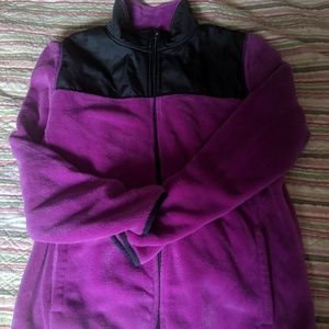 L purple fleece